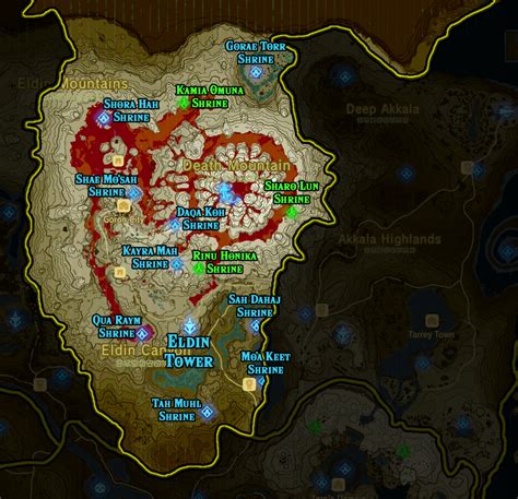 botw shrines|botw shrine map by region.